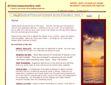 Tablet Screenshot of drivecrosscountry.net
